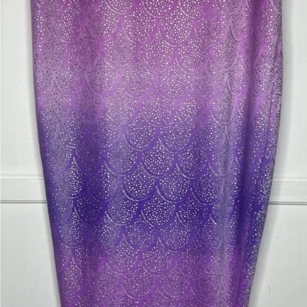 Girls Plush & Playful Mermaid Tail Blanket Teal Pink